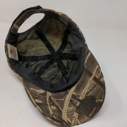 Mack's Prairie Wings Men's Strapback Hat Brown Camo OSFM Embroidered Logo