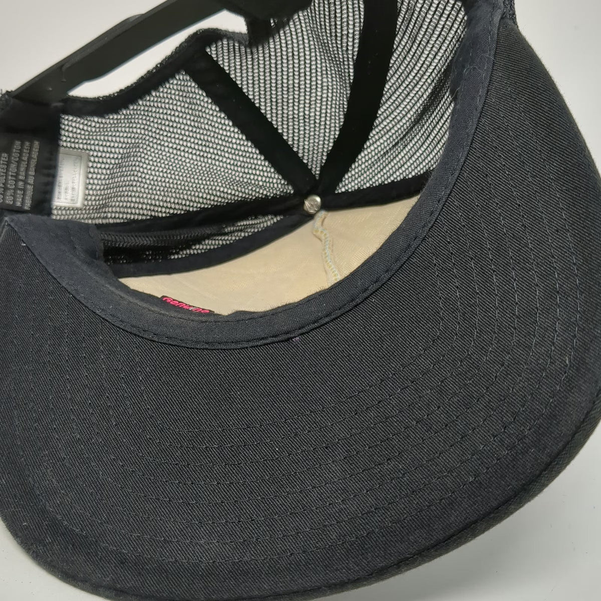 Volcom Trucker Hat Blue Black One Size Shred Be Happy Mesh Back Beach Snapback