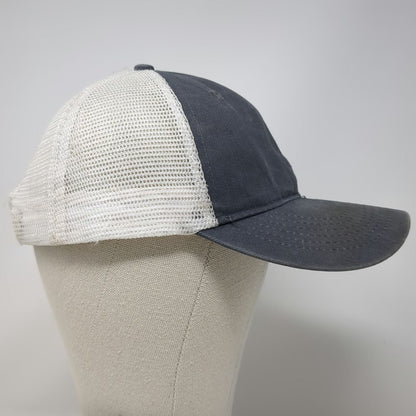 Camp Chef Trucker Hat Gray White One Size Snapback Mesh Flame Logo Outdoor BBQ