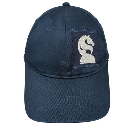 Knight Logo Patch Strapback Hat Blue One Size Port & Company Outdoor