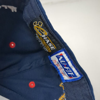 Chase Authentics Baseball Cap Blue Red One Size Jeff Gordon 24 NASCAR Flame Brim
