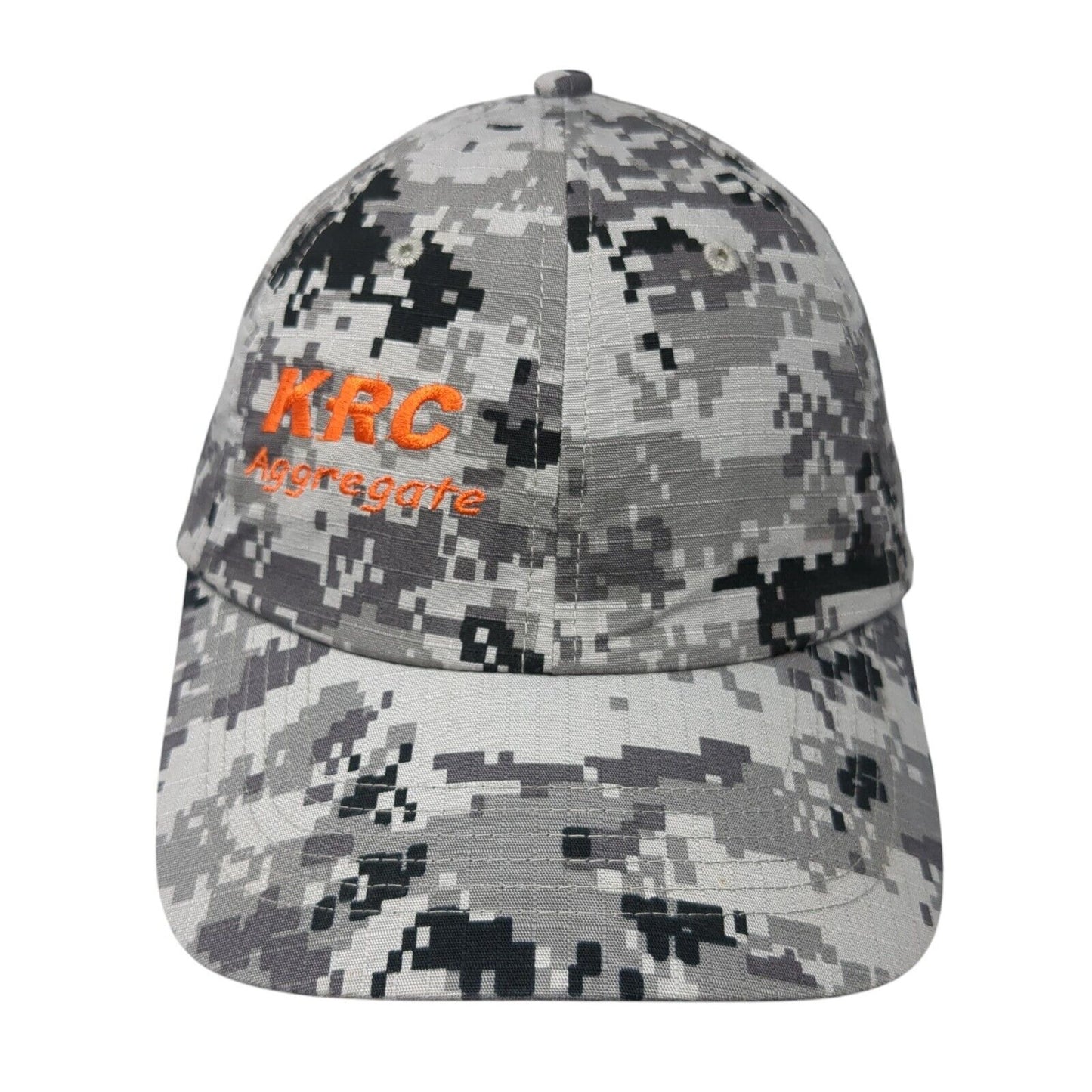 KRC Aggregate Strapback Hat Camo One Size Embroidered Port Authority