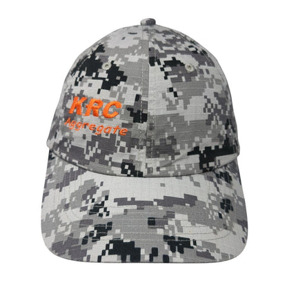 KRC Aggregate Strapback Hat Camo One Size Embroidered Port Authority