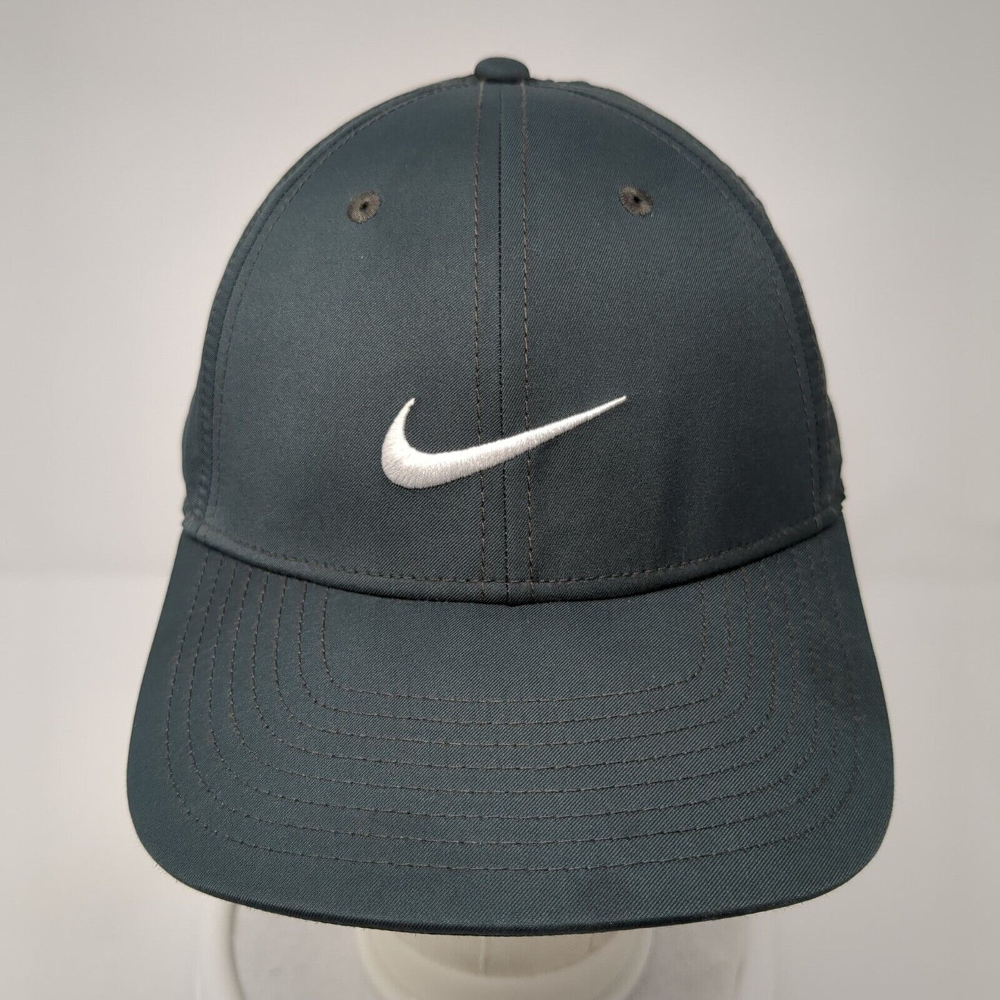 Nike Swoosh Slideback Golf Hat Gray One Size Embroidered Legacy91