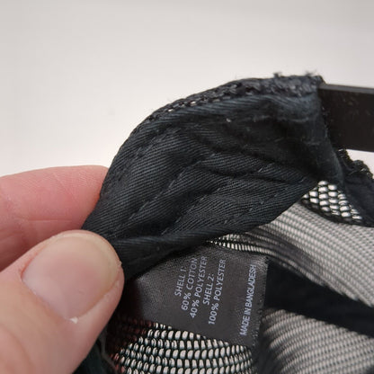 RH Snapback Trucker Hat Black Small Adjustable Mesh Back 6 Panel Richardson