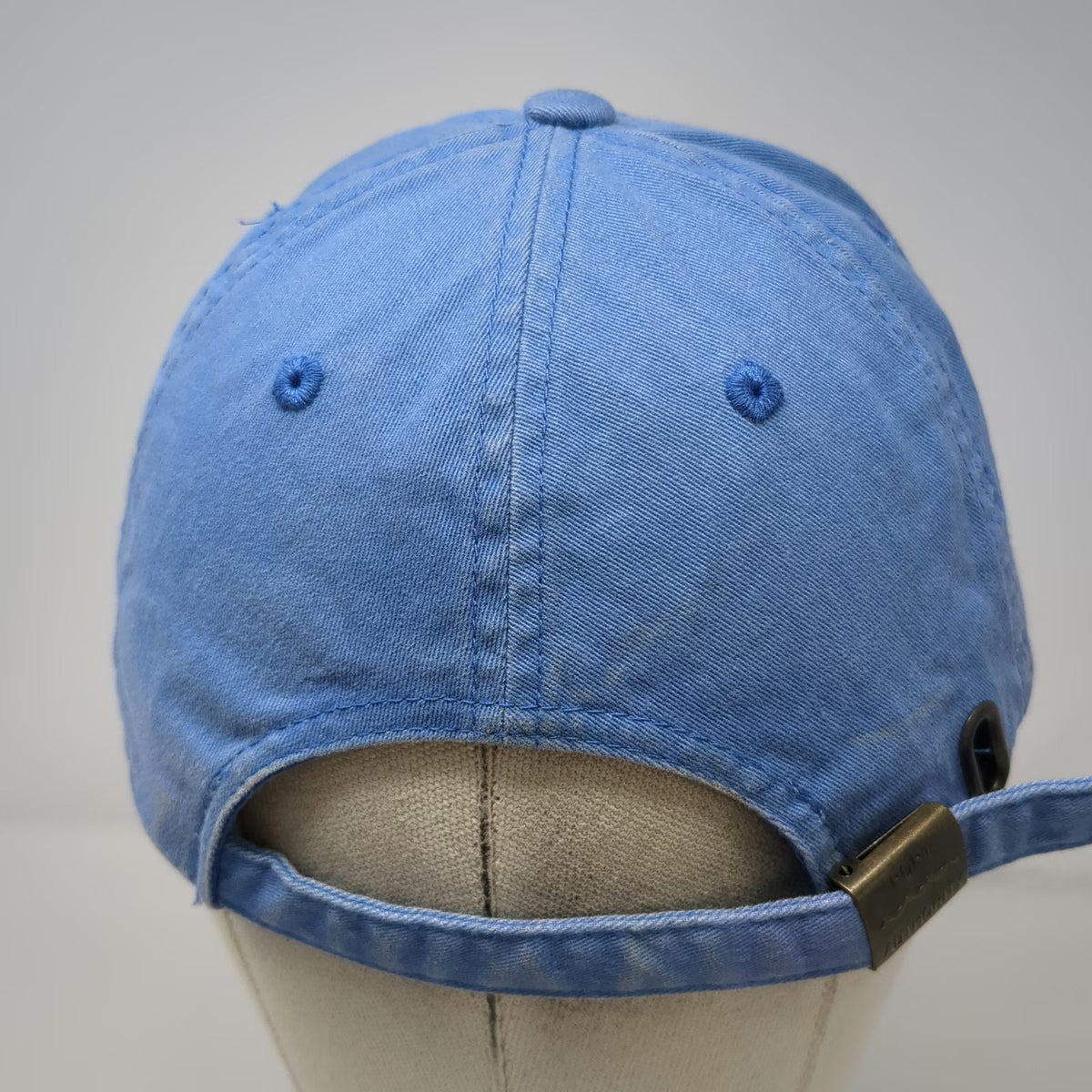 Port Authority Blue Baseball Cap OSFM Wine Shop Grapes Slideback Hat Adjustable