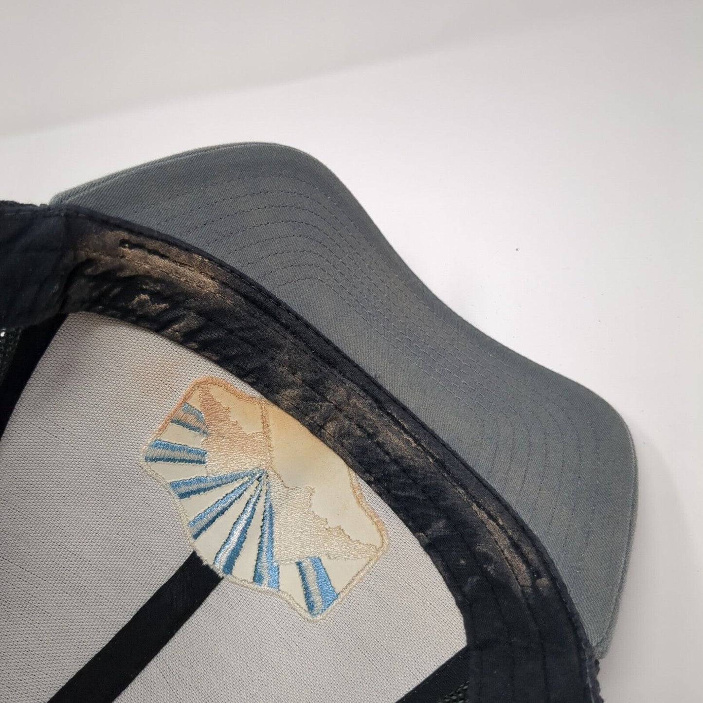 Pacific Headwear Snapback Trucker Hat Gray One Size Adjustable Mesh Back 6 Panel