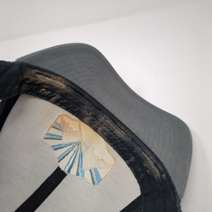 Pacific Headwear Snapback Trucker Hat Gray One Size Adjustable Mesh Back 6 Panel