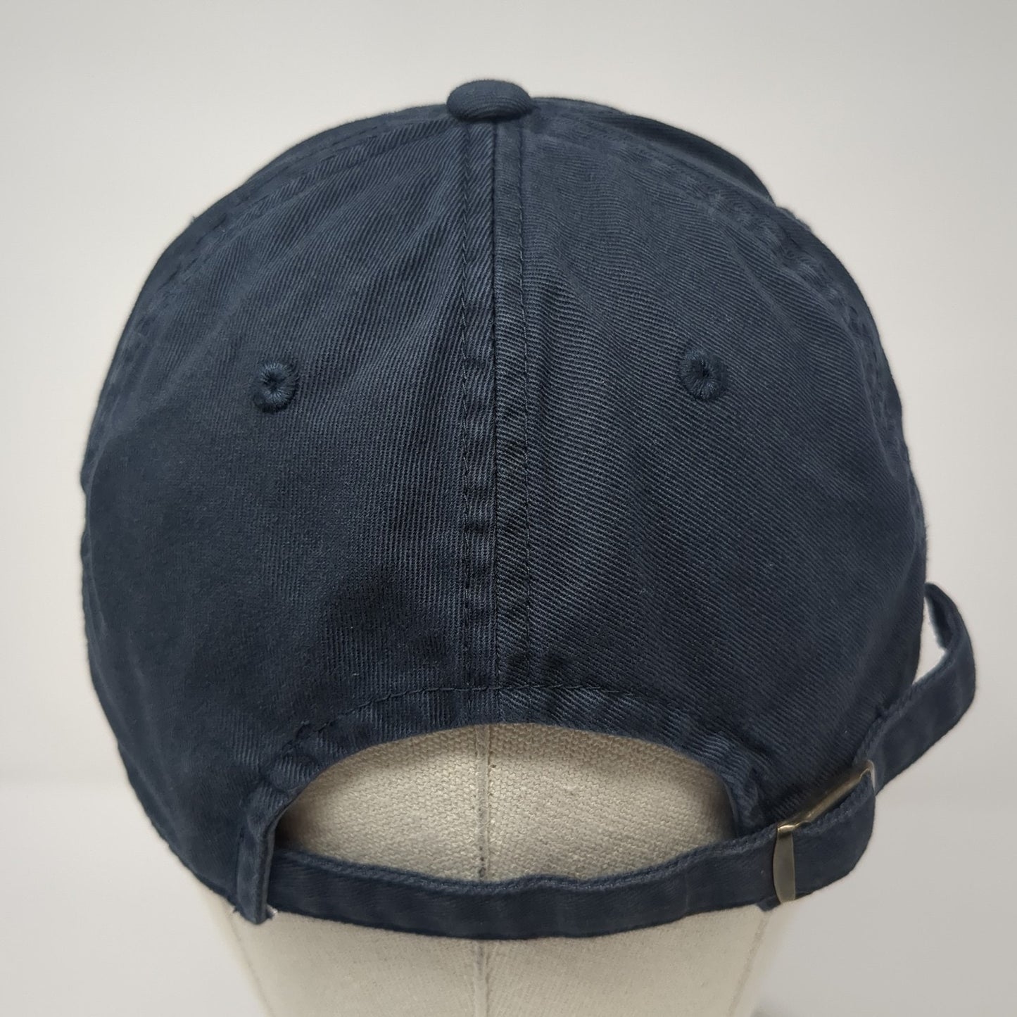 USA Flag Slideback Hat Blue One Size Embroidered Solid American Needle