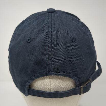 USA Flag Slideback Hat Blue One Size Embroidered Solid American Needle