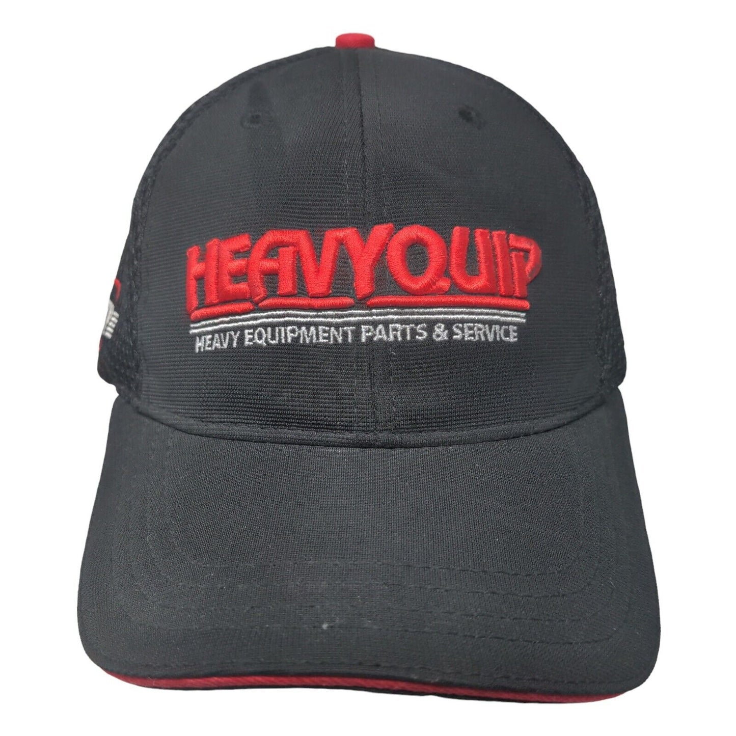 Heavyquip Fitted Hat Black One Size Heavy Equipment Parts & Service