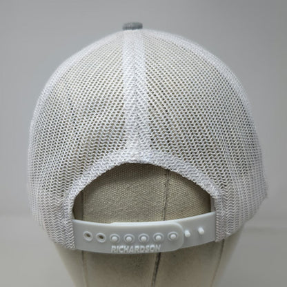 Richardson Trucker Hat Gray White One Size Mesh Snapback MercyMe Band Music 112