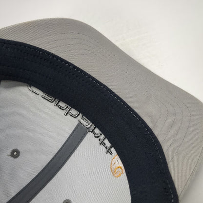 Carhartt Baseball Cap Gray One Size Fitted Mesh Back Embroidered Logo Work Hat