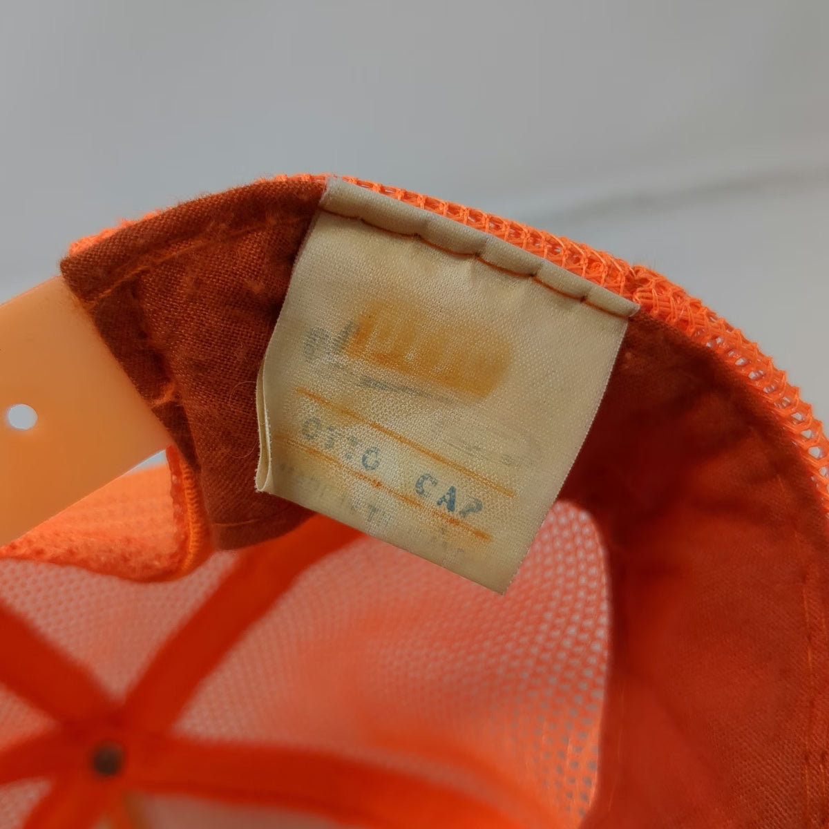 Otto Cap Trucker Hat Orange One Size Mancos Colorado Elk Mesh Snapback Foam