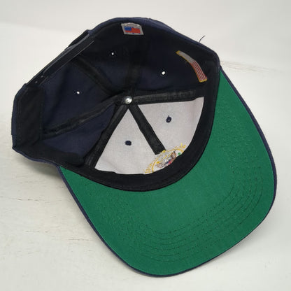 Snapback Blue One Size JFK Memorial Hyannis MA American Flag Made in USA Hat