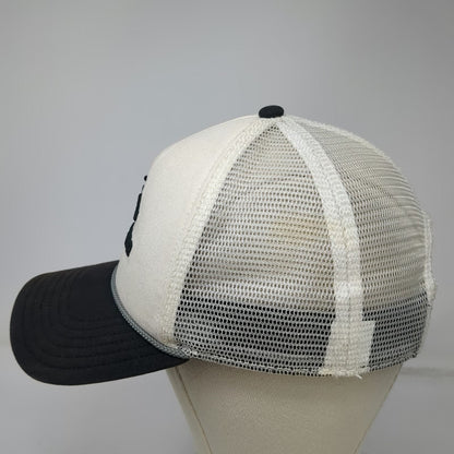 TaylorMade Trucker Hat White One Size Mesh Snapback Golf Rope Brim Script Logo