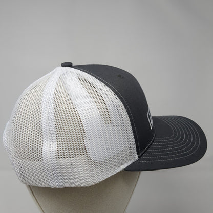 Leupold Snapback Trucker Hat Gray One Size Mesh Back Embroidered 6 Panel