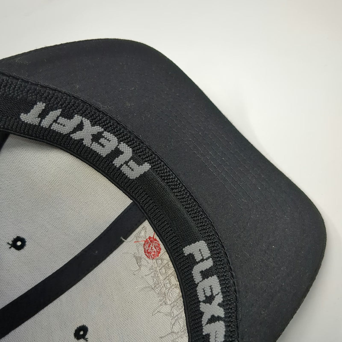 Sport-Tek Baseball Cap Black White Red Gray M Flexfit Elastic Performance hat