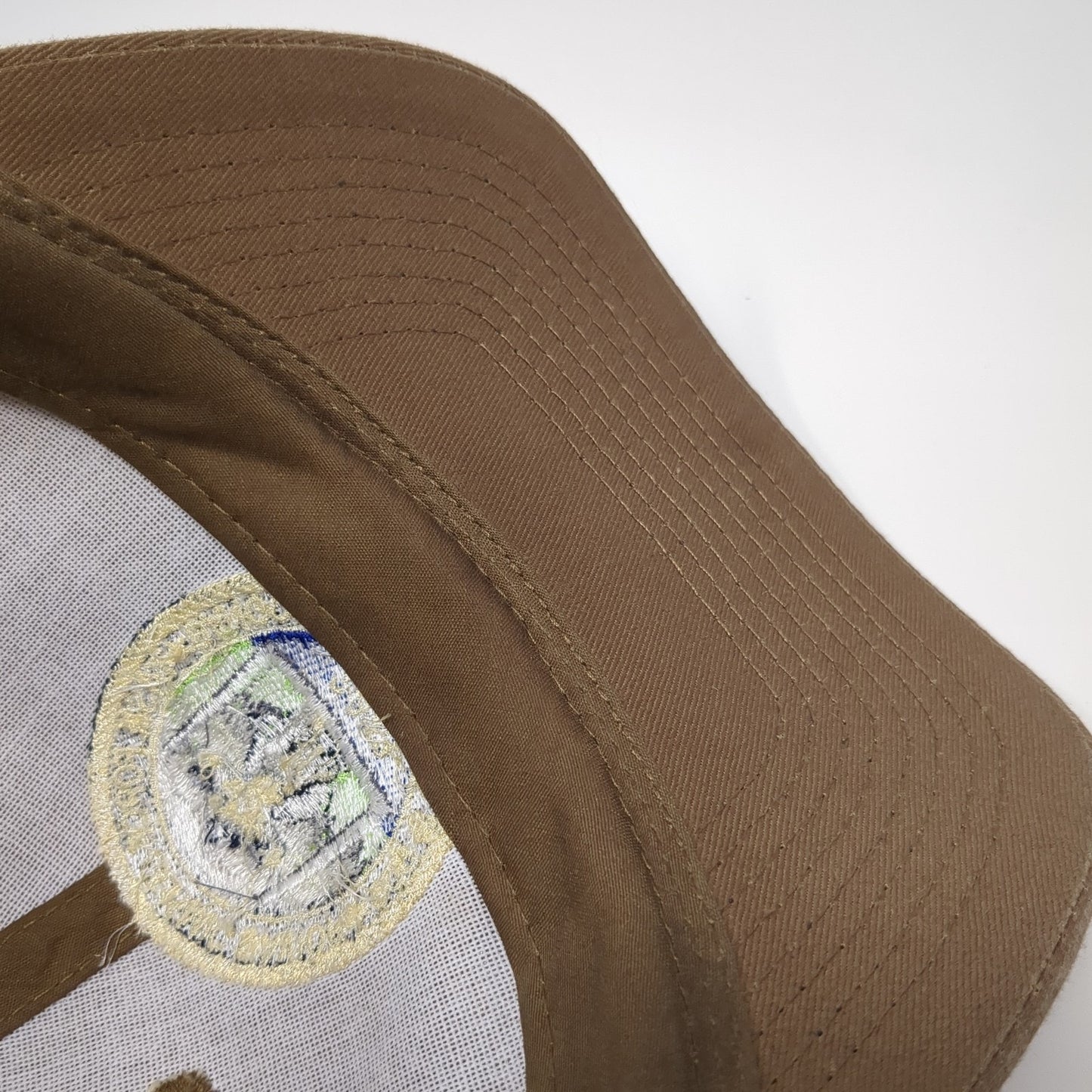 Task Force Seismic Baseball Cap Brown OS Adjustable Embroidered Port & Company