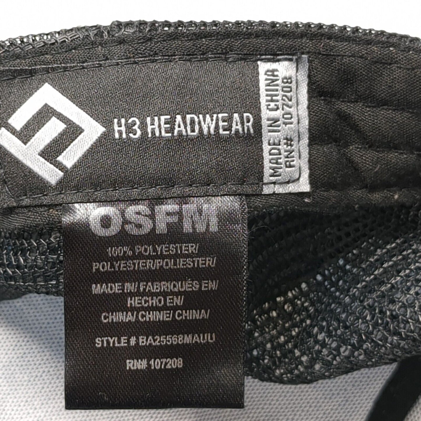 Maui And Sons Snapback Trucker Hat Multi One Size Mesh Back Tie Dye