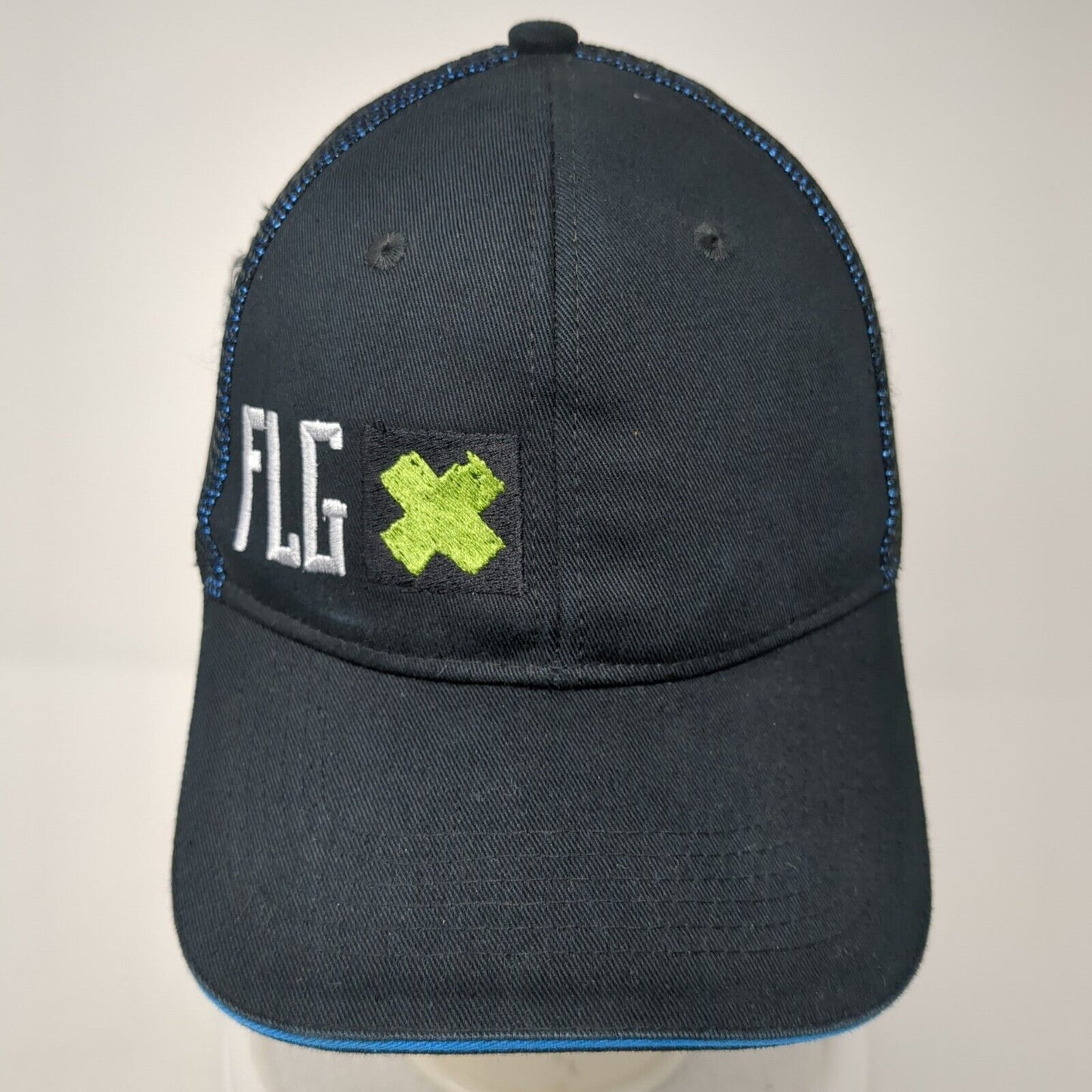 FLG X Snapback Trucker Hat Multicolor OS Adjustable Mesh Back Port Authority