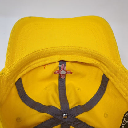 TXvNM #141 Strapback Hat Yellow One Size Legend Fit Embroidered Elevate Cotton