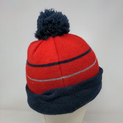 New England Patriots Youth Beanie Hat Multicolor One Size Pom Pom NFL New Era