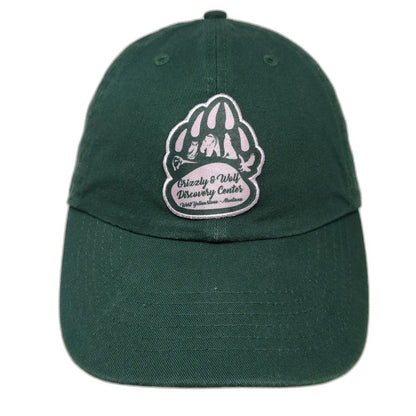 Grizzly & Wolf Discovery Center West Yellowstone Green Baseball Cap One Size Hat