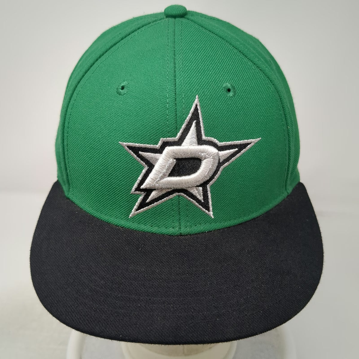 Adidas Snapback Green Black OSFM Hat Dallas Stars NHL Hockey Logo Flat Brim