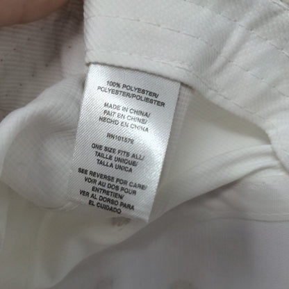 MCC Strapback Hat White OSFA Embroidered Page & Tuttle W/Tags