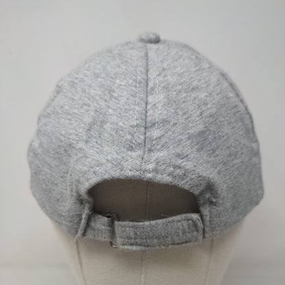 Bebe Sport Strapback Hat Heather Gray One Size Embroidered Adjustable