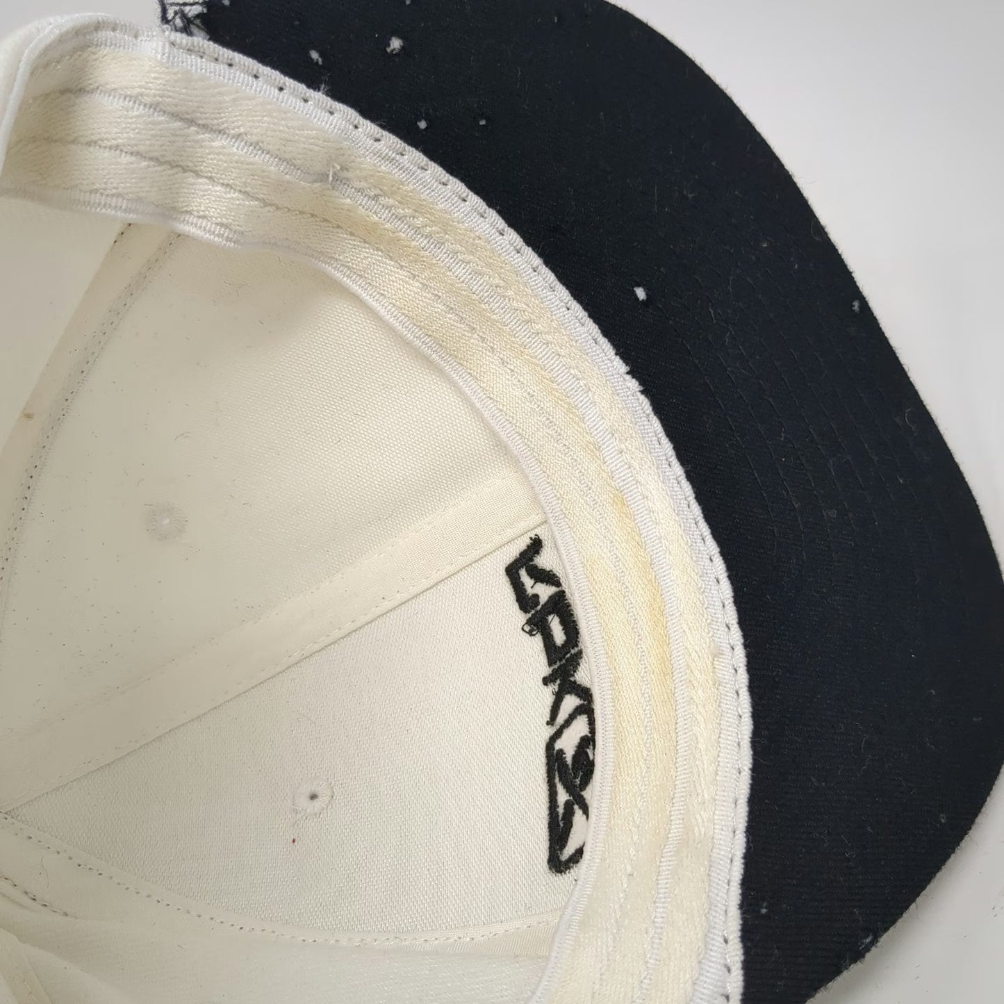 Reebok Rbk Football White One Size Baseball Cap Stretch Fit Pennington Hat