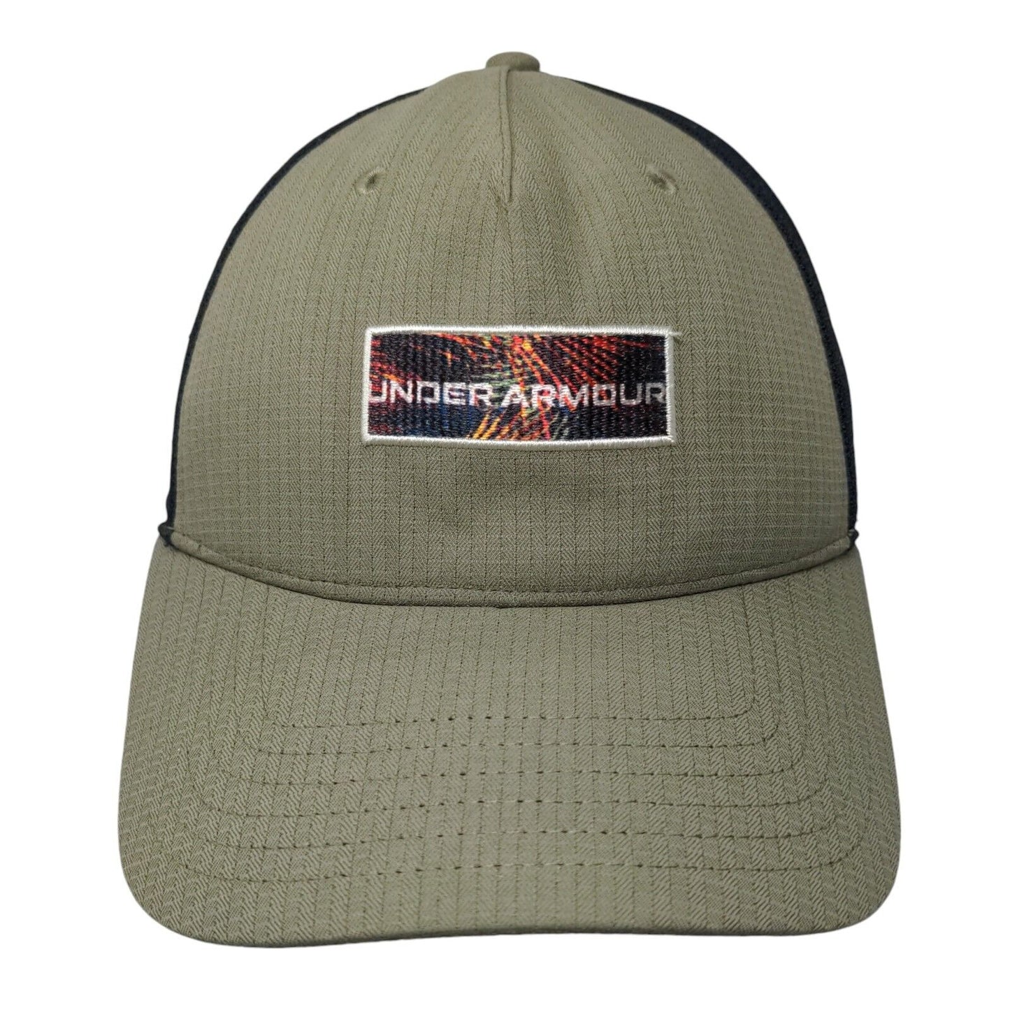 Under Armour Snapback Mesh Back Trucker Hat Multi One Size Colorblock