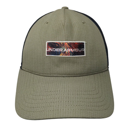 Under Armour Snapback Mesh Back Trucker Hat Multi One Size Colorblock