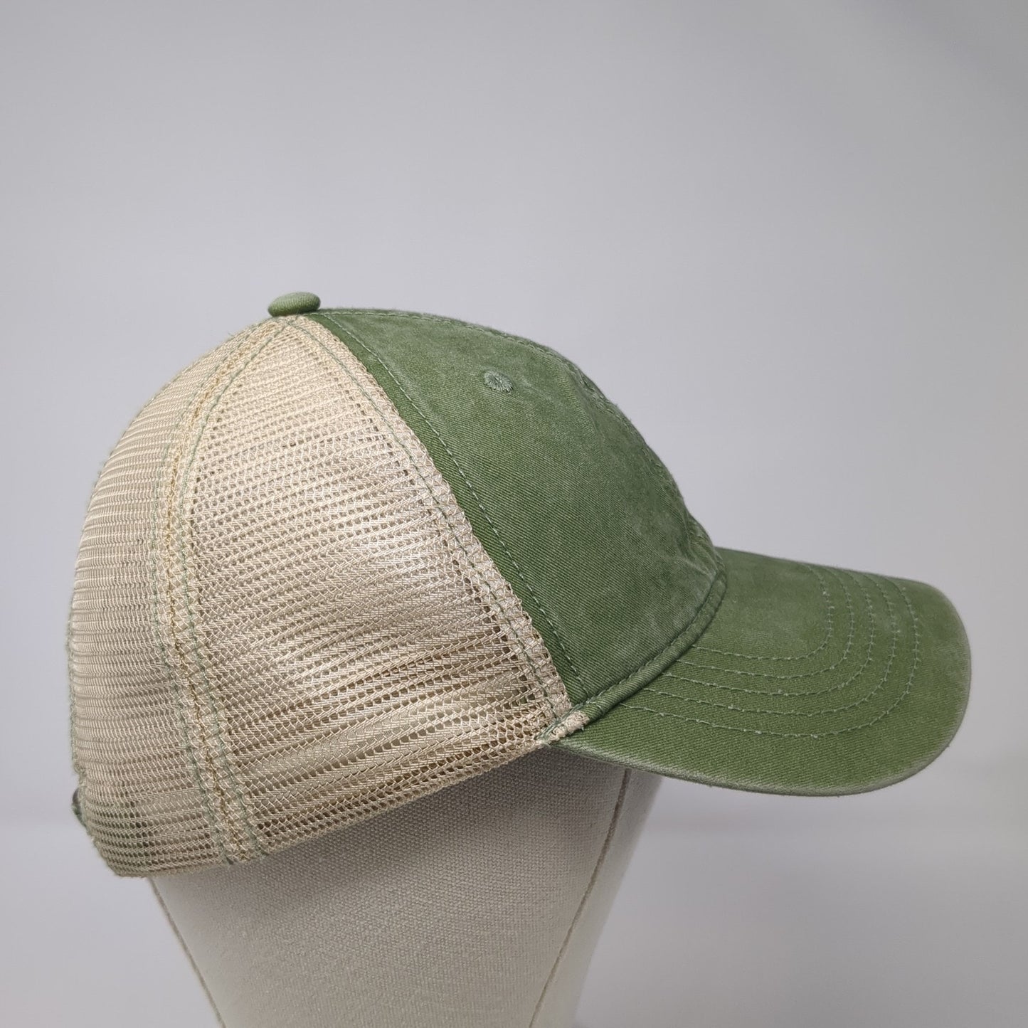 Unbranded Slideback Trucker Hat Terrace Green One Size Mesh Back Blank