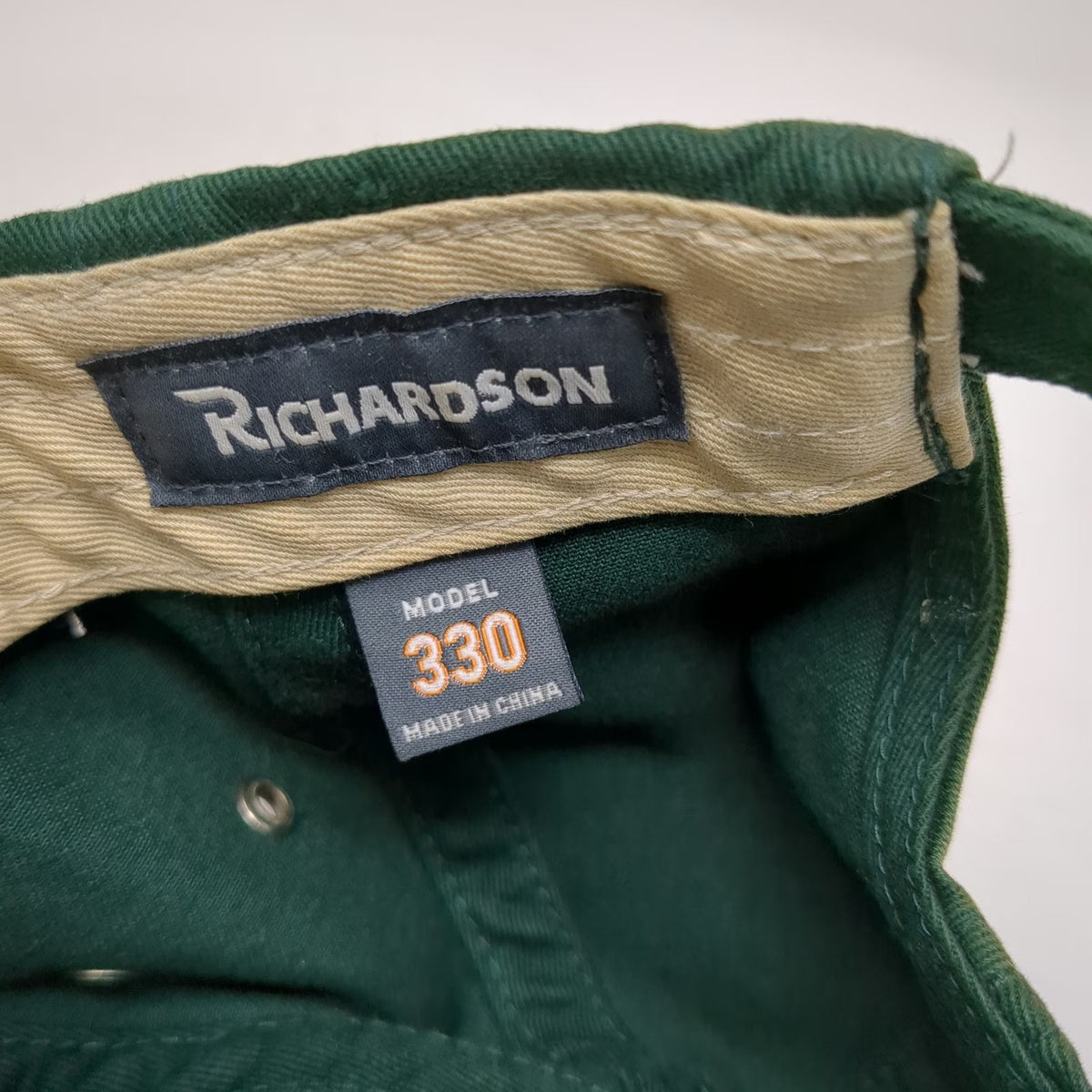 Richardson Baseball Cap Green One Size Oregon Trail Electric Co-op Hat Slideback