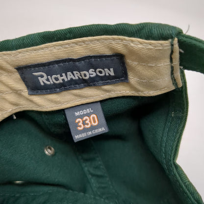 Richardson Baseball Cap Green One Size Oregon Trail Electric Co-op Hat Slideback