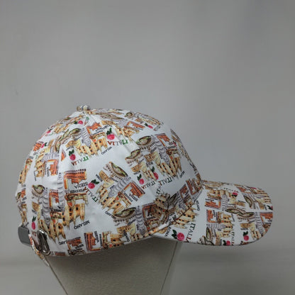 Milano Italia Roma Slideback Hat Multicolor One Size Adjustable Graphic Print