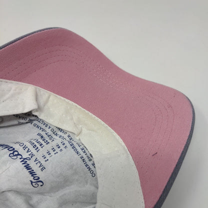 Tommy Bahama Slideback Hat Gray One Size Adjustable Embroidered Logo 5 Panel