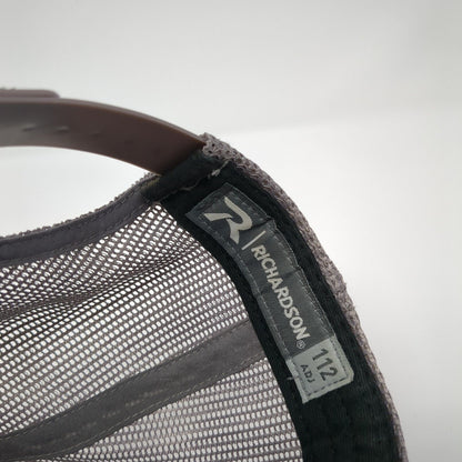 ♡J Ranch Snapback Trucker Hat Black One Size Adjustable Mesh Back Richardson