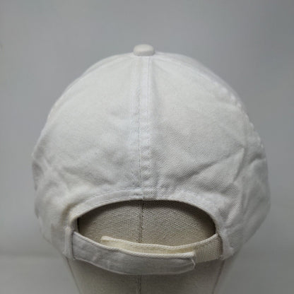 Ping Strapback Hat White One Size Adjustable Embroidered 6 Panel Nissin Cap