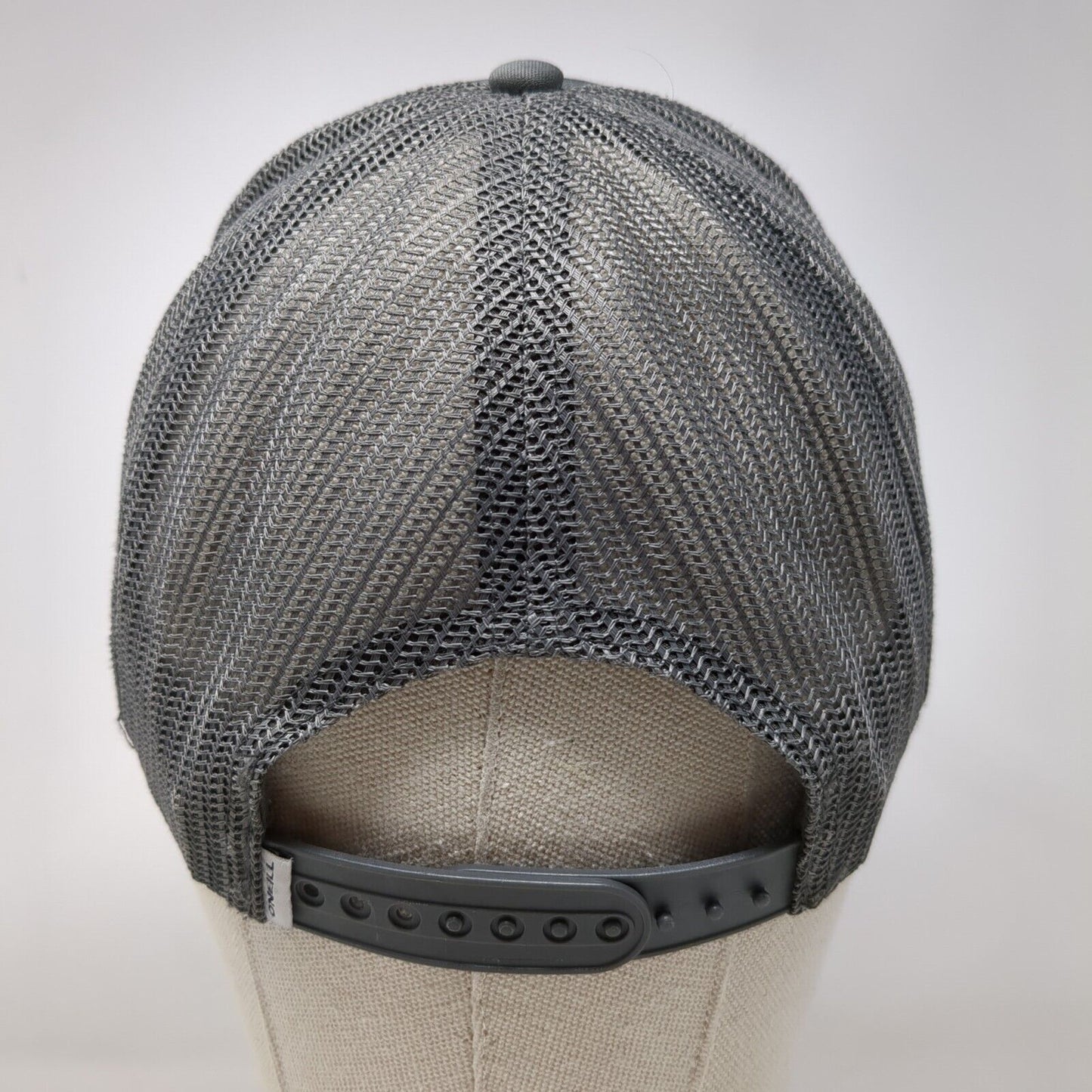 O'Neill Love Trip Snapback Trucker Hat Gray OSFA Mesh Back Adjustable