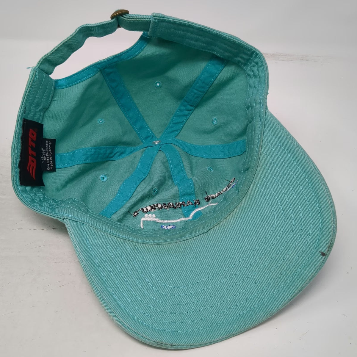 OTTO Baseball Cap Blue One Size Adjustable Maui Hawaii Slack Key Show Hat