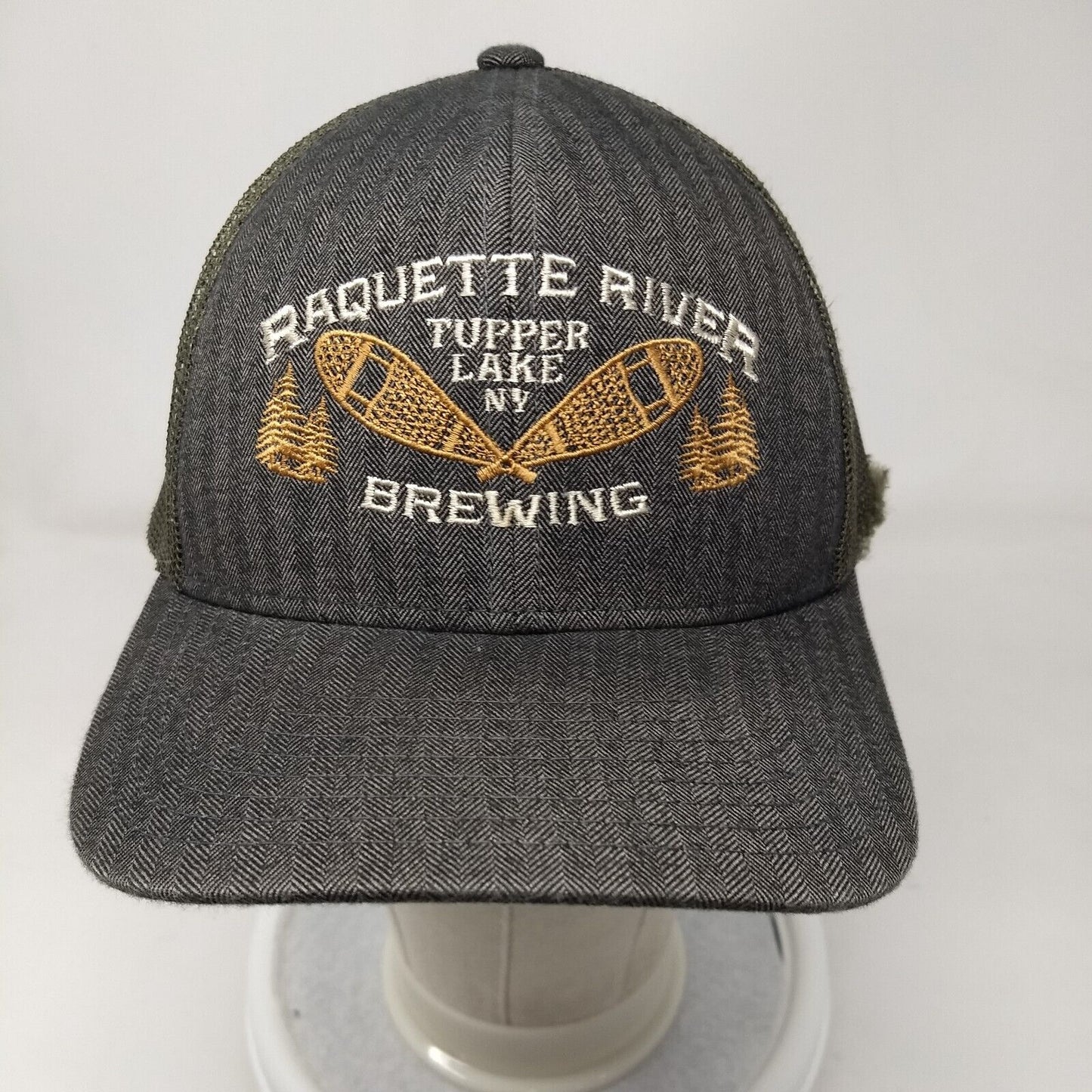 Raquette River Brewing Tupper Lake NY Trucker Hat Multi OSFA Mesh Back