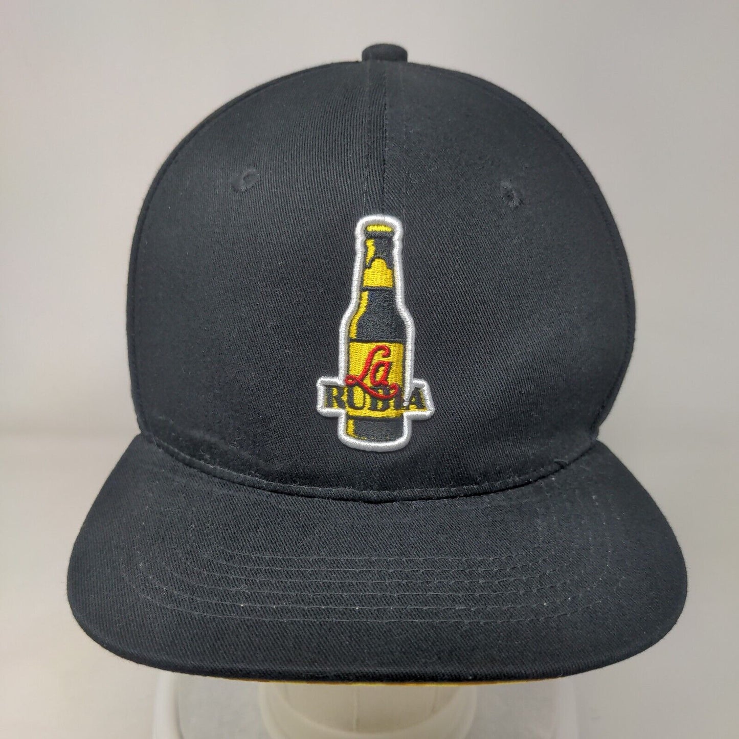 La Rubia Blonde Ale Snapback Hat Black One Size Adjustable Embroidered Cotton