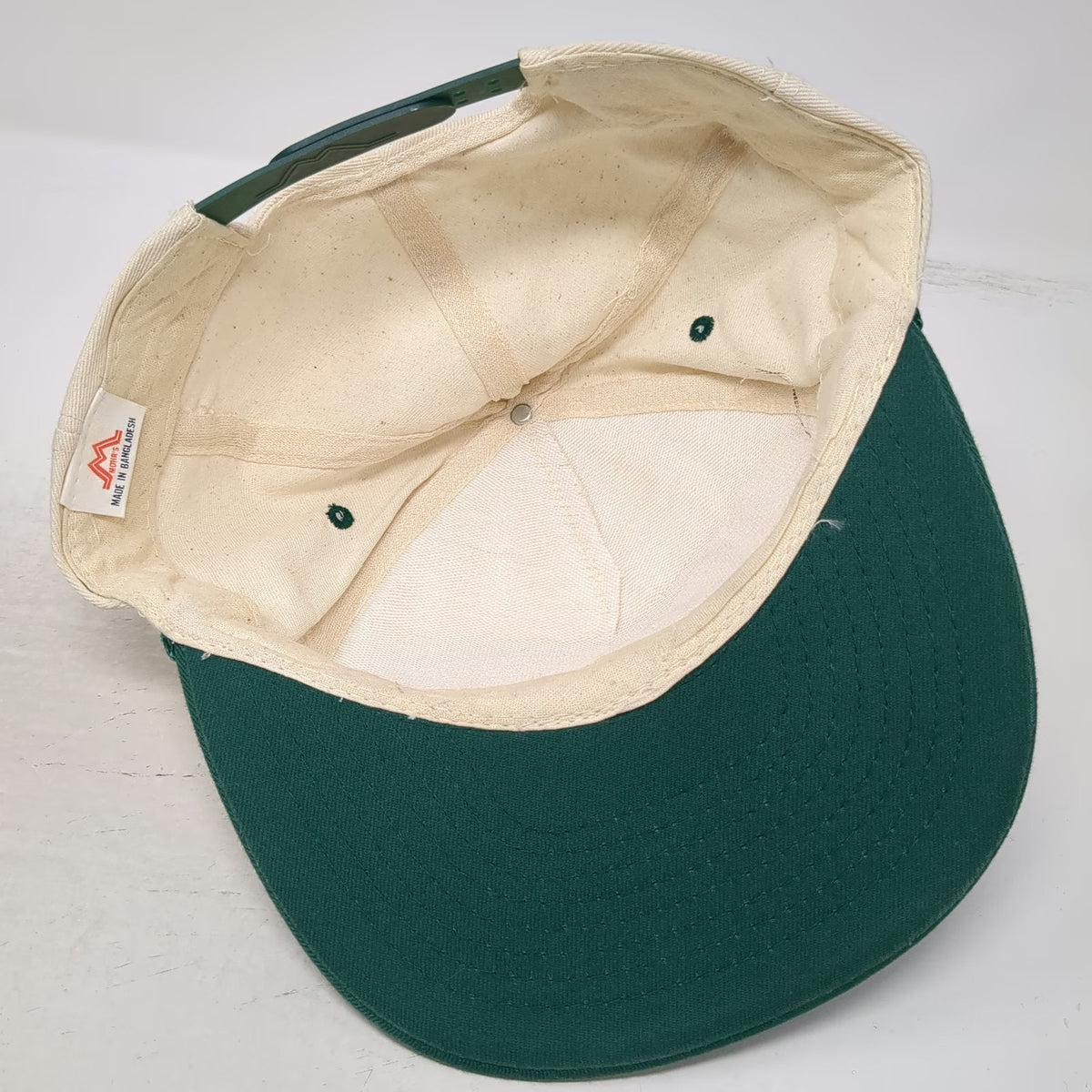 Mohr's 5 Panel Beige Green One Size Paramount Supply Co Boise Rope Snapback Hat