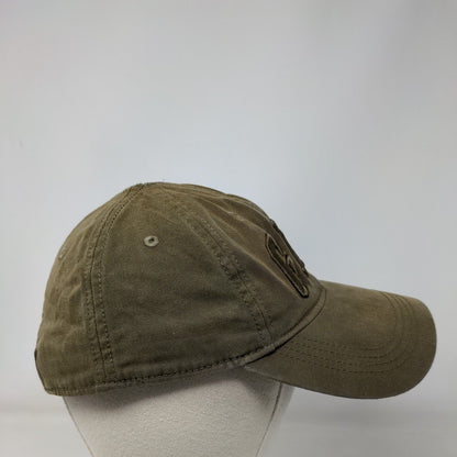 Gap Stretch Strapback Hat Brown One Size Embroidered Solid 6 Panel