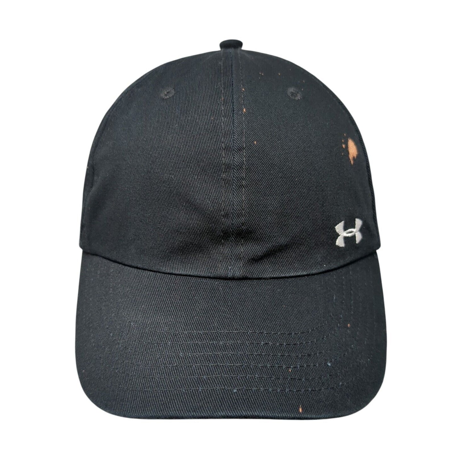 Under Armour Women's Slideback Hat Black One Size Adjustable Free Fit 6 Panel