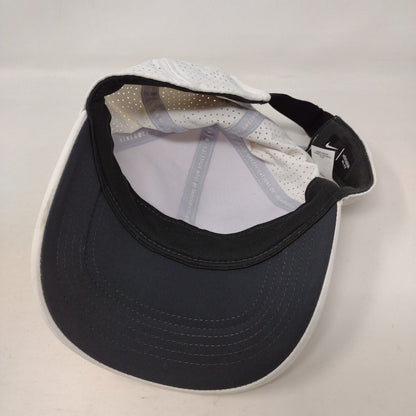 Nike Slideback Hat White OSFM Adjustable Swoosh Logo Breathable Heritage86