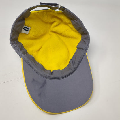Old Navy Strapback Hat Gray Large Adjustable Embroidered Fleece Lined Nylon